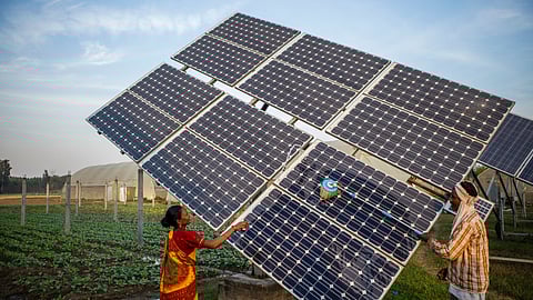 Solar and wind will need to replace fossil fuels.