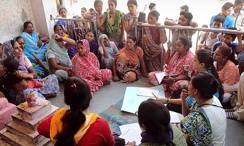 NRDC is working with the Mahila Housing Trust on the installation of cool roofs