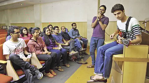 Much of the learning actually takes place outside the classroom.