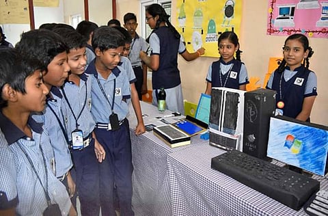 The school encourages students in various activities to find themselves