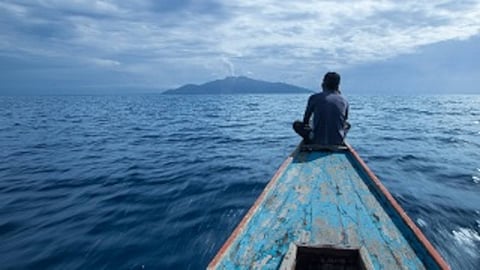 At sea: small island states are right in the frontline of loss and damage that is caused by global warming
