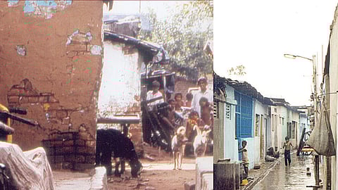 The nagar before and after