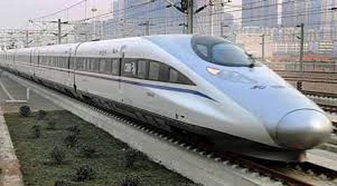 Bullet train: on a slow track