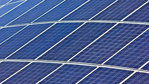 Particulates in the air block sunlight, reducing the amount that reaches panels in a process called atmospheric attenuation