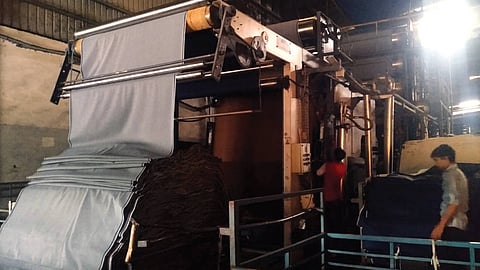 The company processes 80,000 metres of fabrics per day