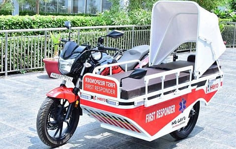 First Responder Vehicles will be used to cater to people and communities inaccessible by larger, four-wheeler ambulances