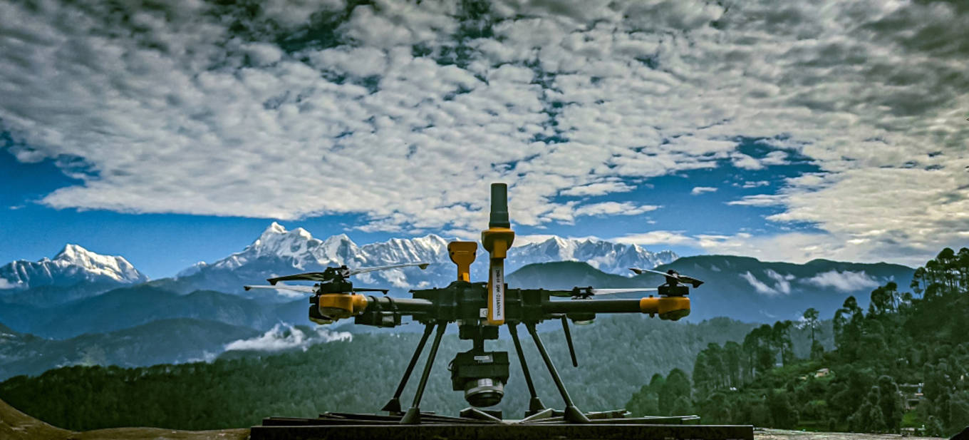 Gaining valuable insights: a drone judging soil condition