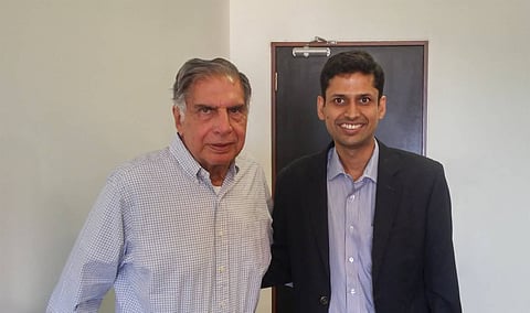 Tata with Garg: a huge blessing