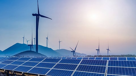 The proportion of solar energy to be tapped to potential of 20 GW, onshore wind energy of 70 GW and offshore wind energy of 30 GW