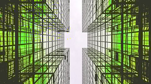 Green buildings: the gains will come from new low carbon materials, innovative energy use, and new technologies for air-conditioning and heating