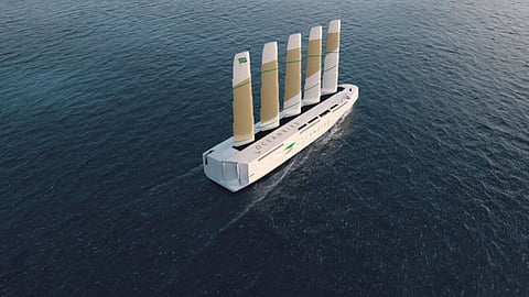 Cargo ships powered by wind could reduce emissions