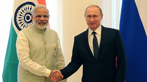 Modi with Putin: strengthening relationship