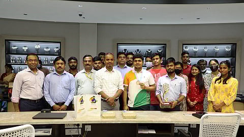 Managing Partner Amarendaran with his team at the design centre in Chennai