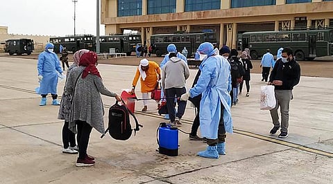 Flyers land at Kochi airport. Picture courtesy: Indian Express