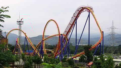 File picture of an amusement park in India