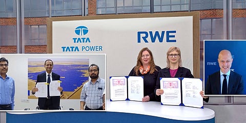 A memorandum of understanding has been signed by RWE Renewables GmbH and Tata Power Renewable Energy