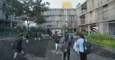 Students head into the Avasara Academy