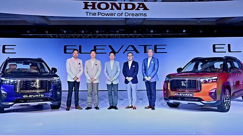 Tsumura (second from left): we embark on a new journey