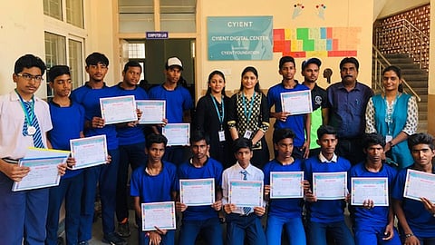 Children at adopted schools have their own digital literacy centre