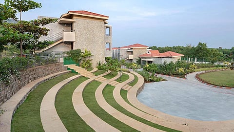 The resort has beach-inspired rooms, which come in different categories