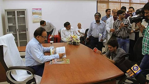 The union minister of health. File picture