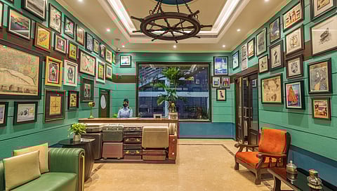 The reception: giving a feel of the maritime world; Courtesy: Polo Floatel