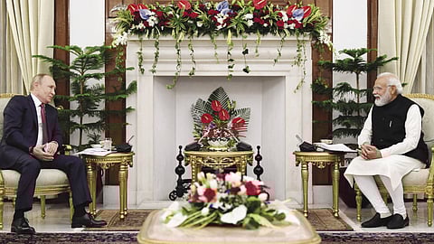 Putin and Modi: strong emphasis on long term growth