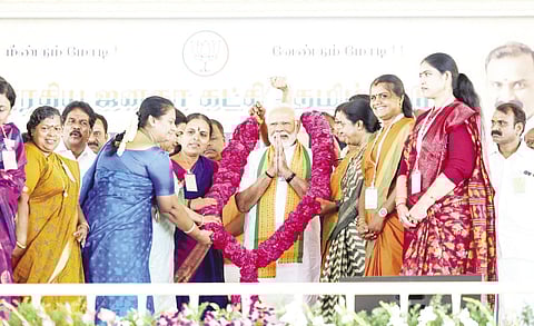 BJP has been focussing its campaign machinery and financial resources on winning south India