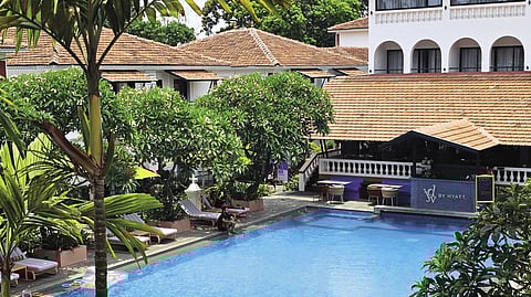 The ‘energy pool’ is a hub for the resort