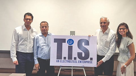 Electrosteel directors announcing the acquisition