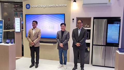 Park (centre): ‘we are building AI into people’s daily lives’