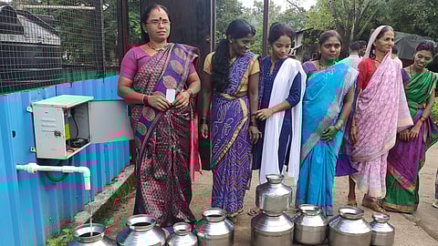 Solar-powered water ATMs make life easy for villagers in Velhe