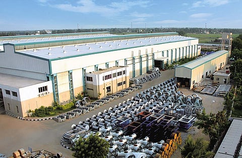A wind turbine generator manufacturing unit