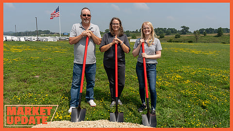 Groundbreaking marks Junge's Flooring
Oronoco Expansion