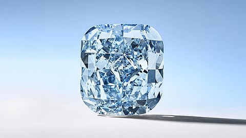 ‘Mediterranean Blue’ Diamond Sells for $21.5 Million at Sotheby’s Geneva