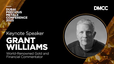 Grant Williams to Headline DMCC’s Dubai Precious Metals Conference 2025