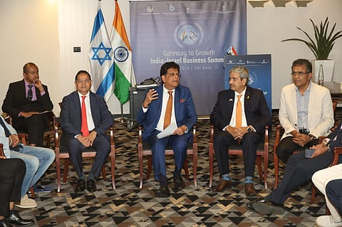 Kirit Bhansali, joins Commerce Min. Piyush Goyal in India's high-level business delegation to Israel
