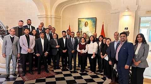 The India delegation arrives in Paris for three days of learning, business & collaboration