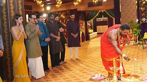 A Star-Studded Navaratri Evening at Kalyanaraman Residence in Thrissur