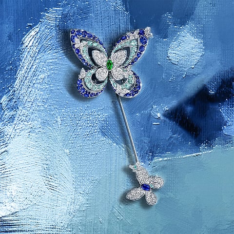Eva Butterfly Brooch, Graff
