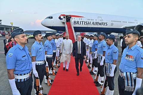 PM Starmer arrives in India with largest-ever UK business delegation