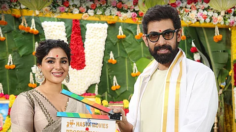 Samyuktha Menon (L) and Rana Daggubati (R)
