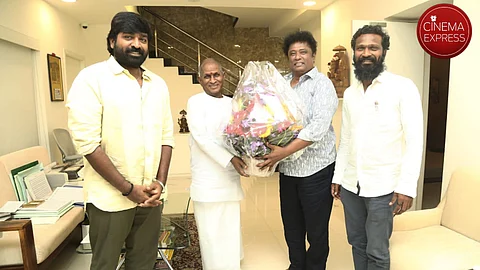 Viduthalai Part 2 crew visit Ilaiyaraaja after success