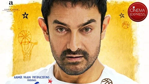 Aamir Khan in a poster from Sitaare Zameen Par