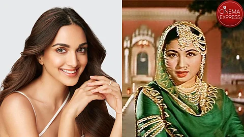Kiara Advani (L) and Meena Kumari (R)