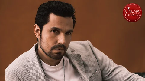Randeep Hooda showcases partially bald look for upcoming project