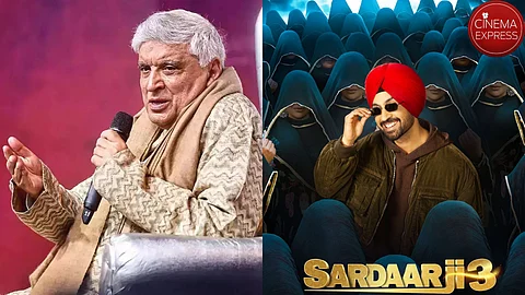 Javed Akhtar (L) and Sardaar Ji 3 poster (R)