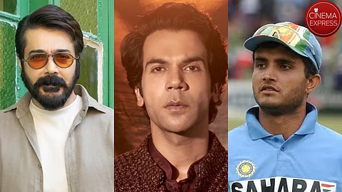 Prosenjit Chatterjee (L), Rajkummar Rao (M) and Saurav Ganguly