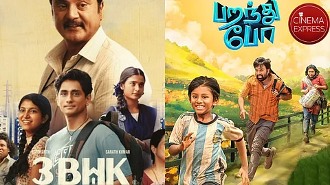 3BHK takes opening weekend lead over Paranthu Po; Box-office collections dip on Day 3