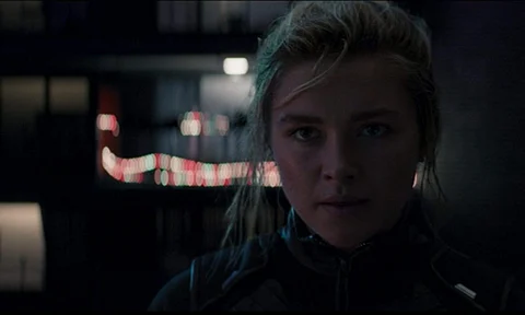 A still of Florence Pugh in Disney Plus show Hawkeye